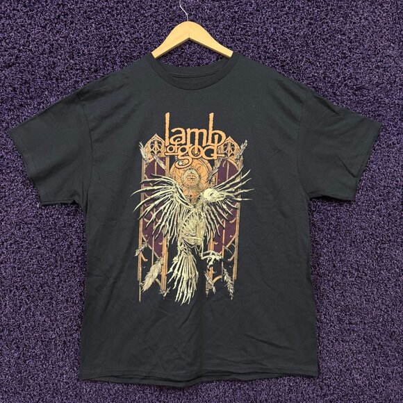 Lamb of God Ashes of the Wake Thrash Metal Band T-Shirt XL - Picture 1 of 4